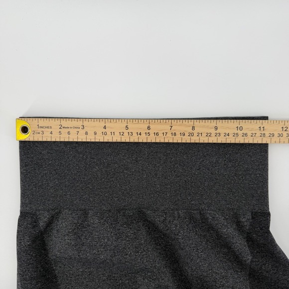 NVGTN Seamless Workout Leggings Charcoal Grey Women's XS High Waisted Activewear - Picture 6 of 8